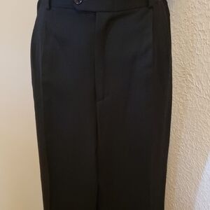 Austin Reed Classic Black Worsted Wool Slacks